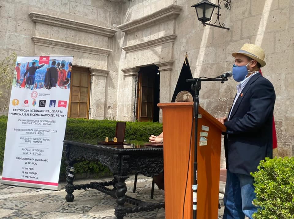 Arequipa: presentan exposición de arte por Bicentenario
