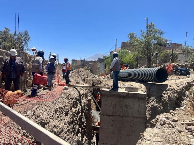 Habitantes de Umapalca en riesgo por drenaje pluvial no culminado