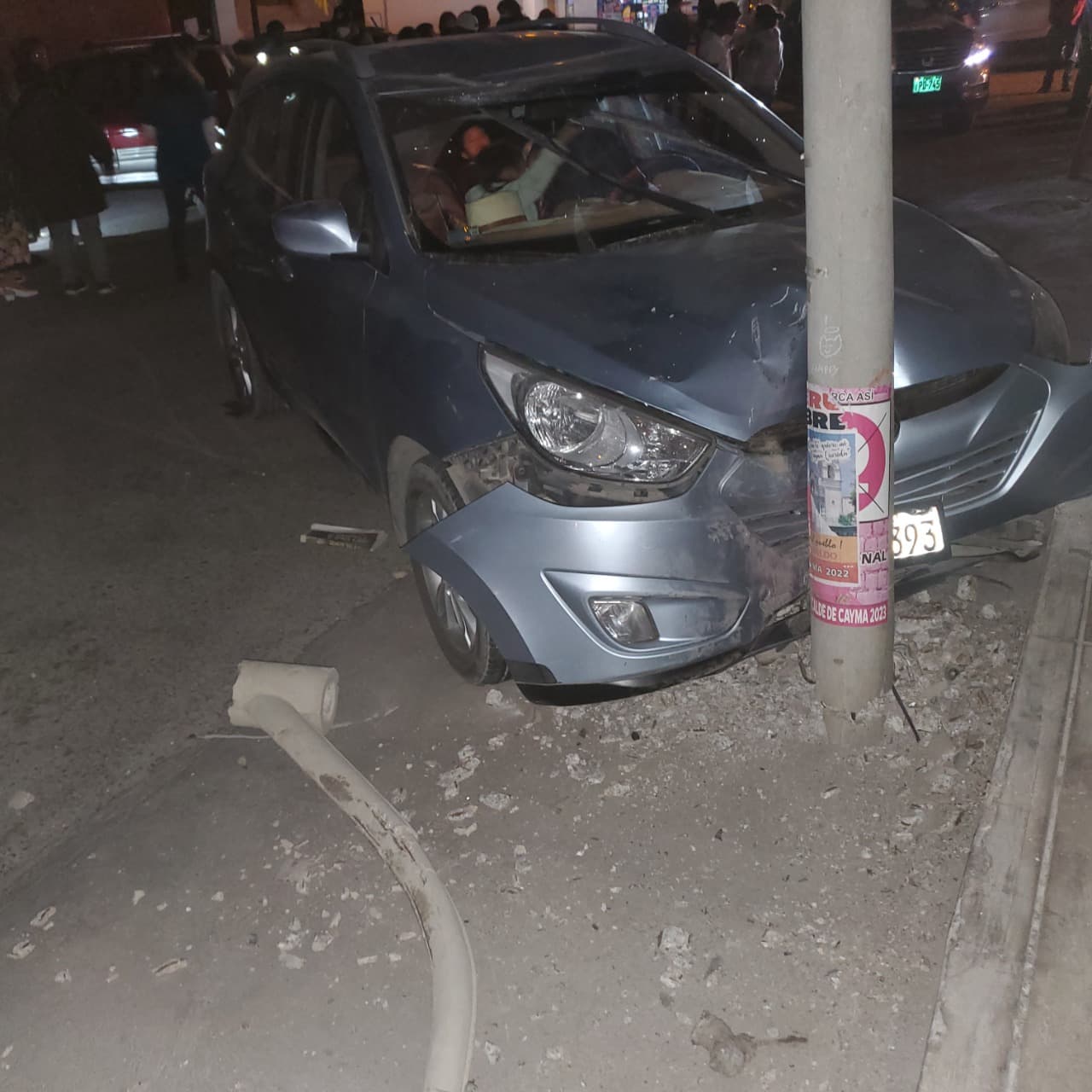 Auxiliaron a heridos de accidentes de tránsito