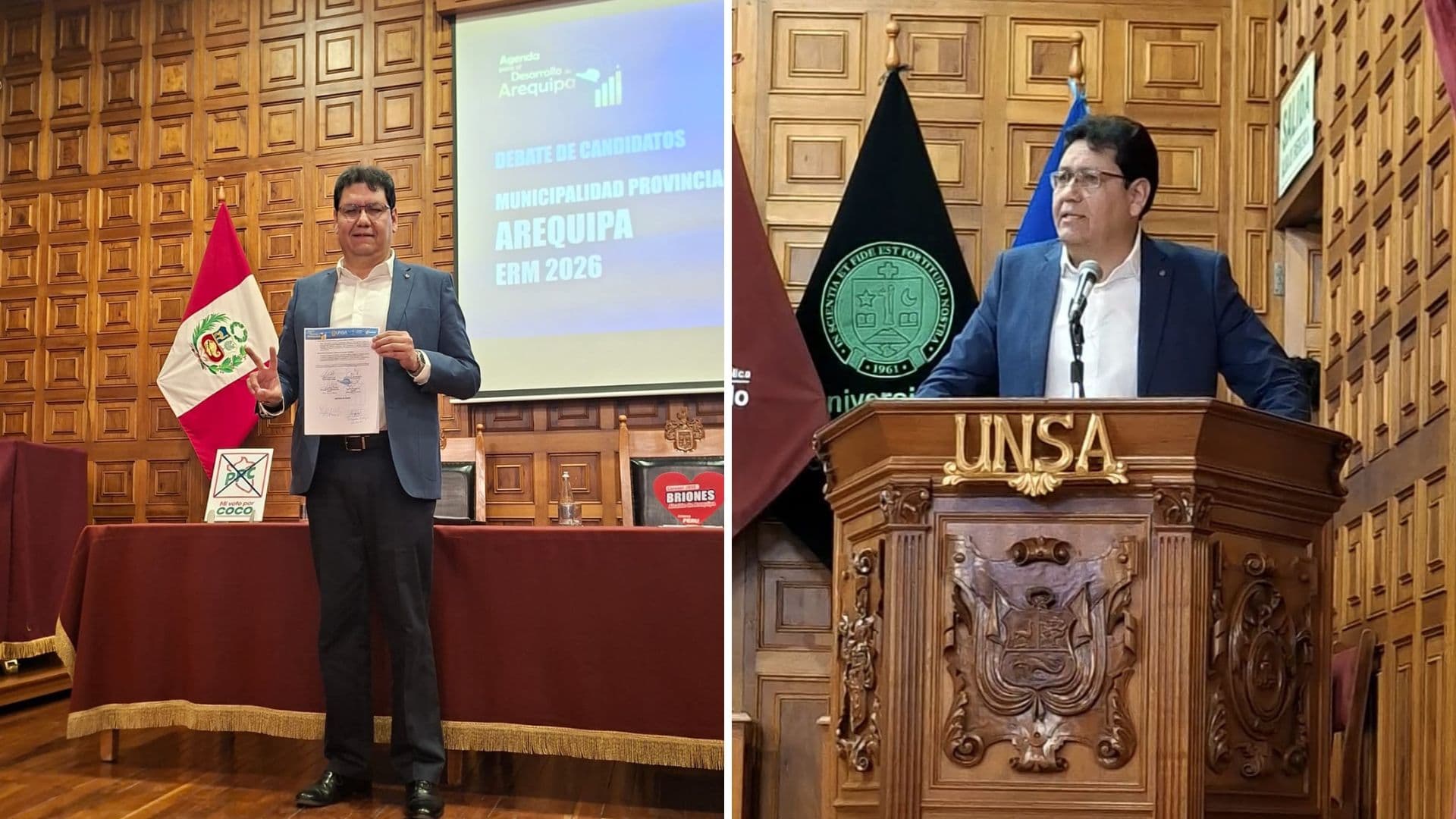 Jorge Reyes presenta agenda hacia 2040 para la Municipalidad Provincial de Arequipa