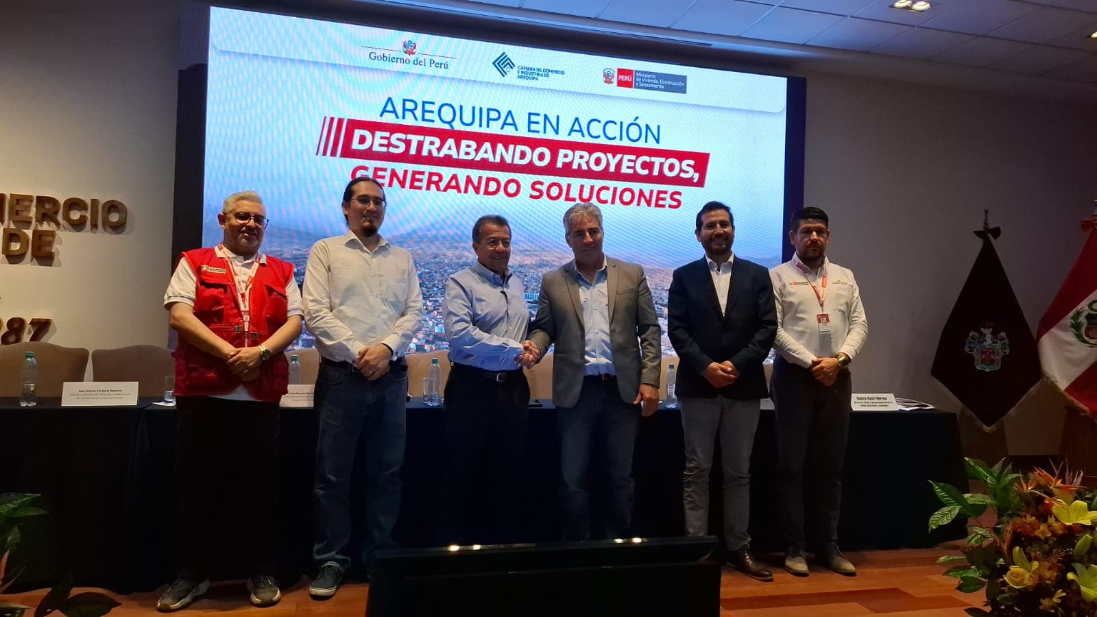 Sector público y privado acuerdan impulsar proyectos para Arequipa
