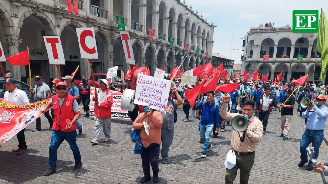 Organizaciones de Arequipa sostienen continuidad de las protestas