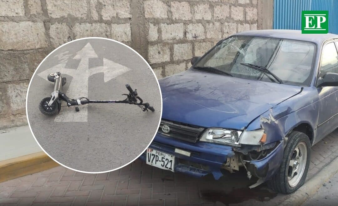 Joven a bordo de scooter falleció en accidente de tránsito