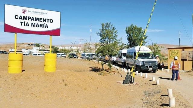 Descartan posible oposición mayoritaria hacia Tía María