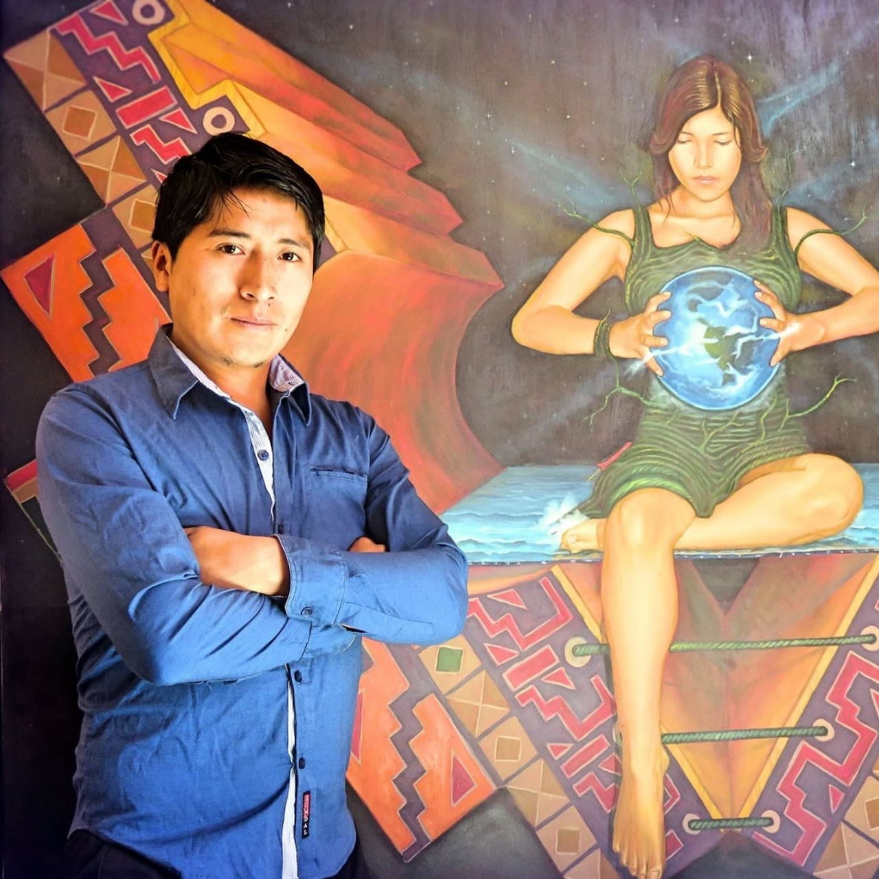Edgardo Dennys Quispe Valencia y su universo pictórico