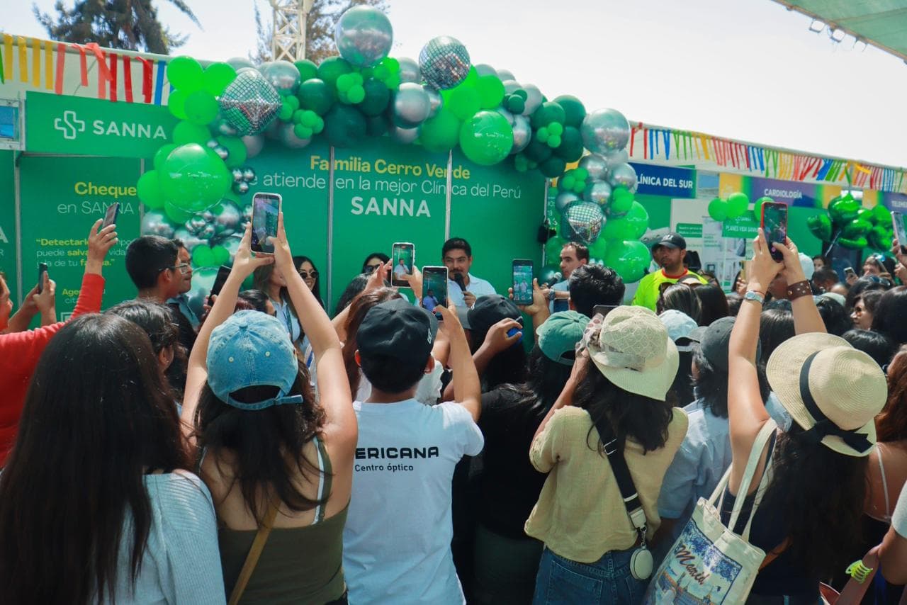 Más de 7 mil personas visitaron stand de SANNA Clínica del Sur en Cerro Verde